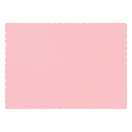 TOUCH OF COLOR Classic Pink Placemats, 13"x9.5", 600PK 863274B